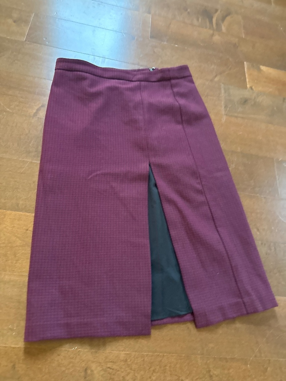 Wilfred checkered skirt